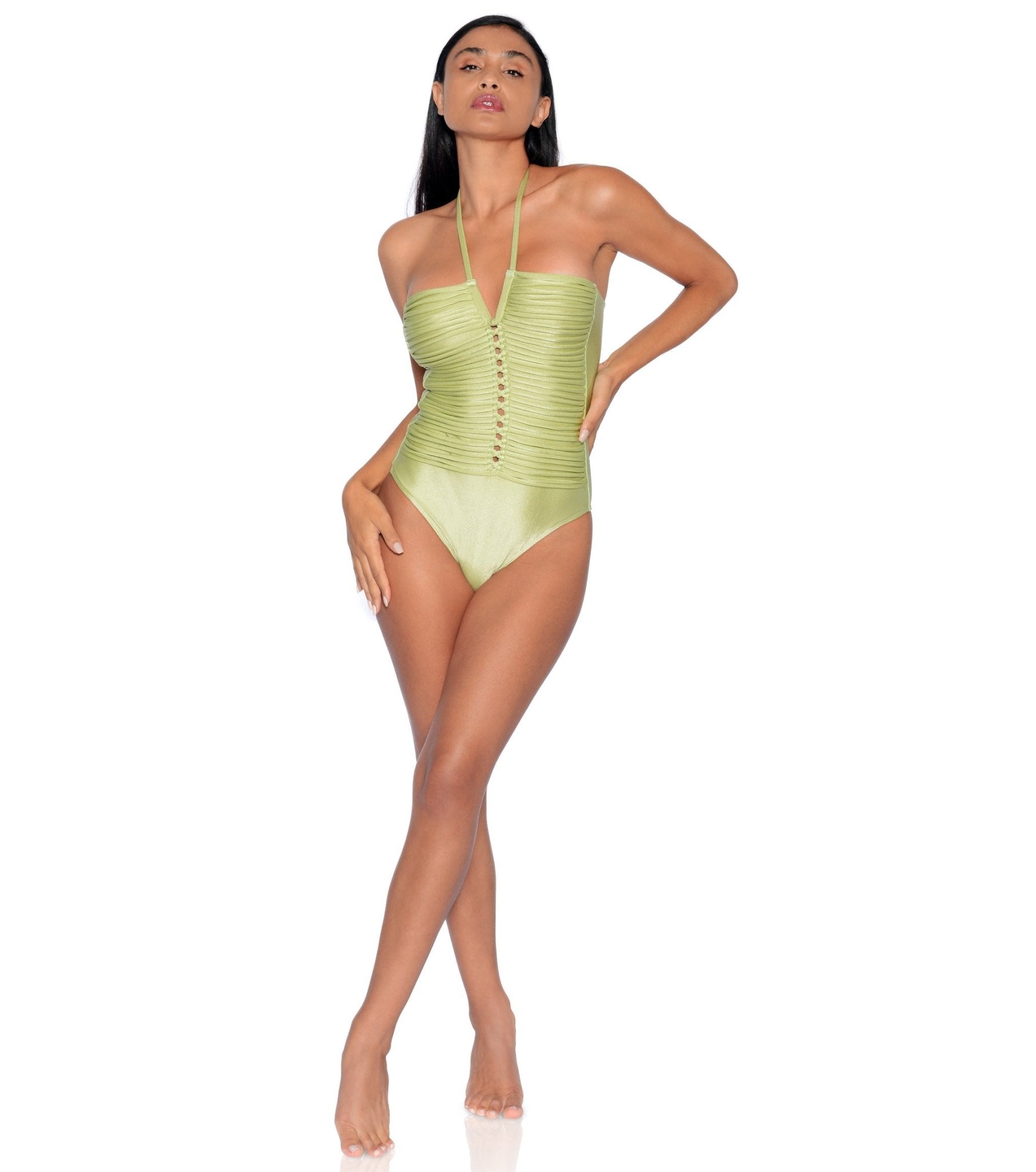 Aphrodite One - piece| Dusk Blue - Acqua de Luxe Beachwear