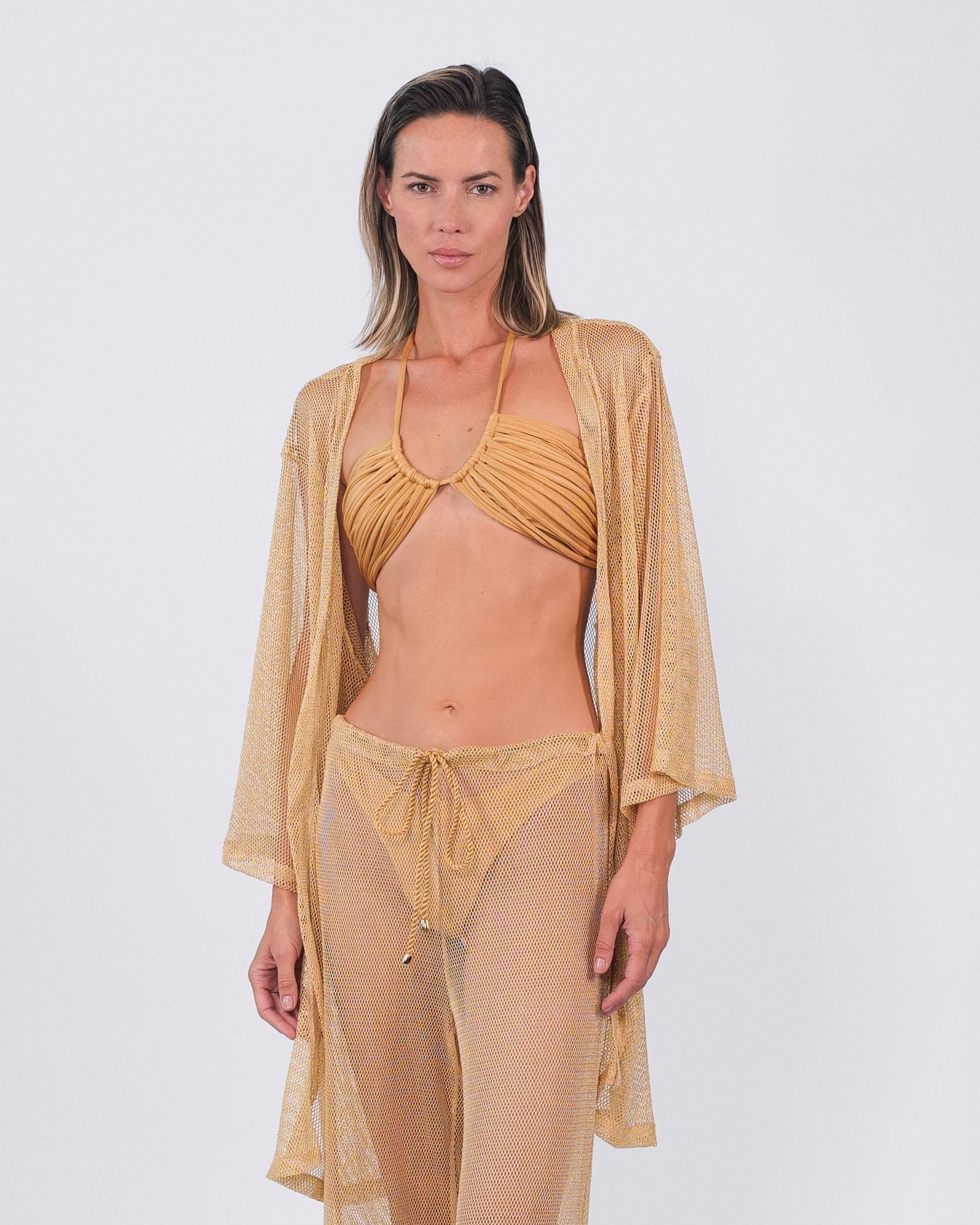 Buzios Belted Kimono - Acqua de Luxe Beachwear