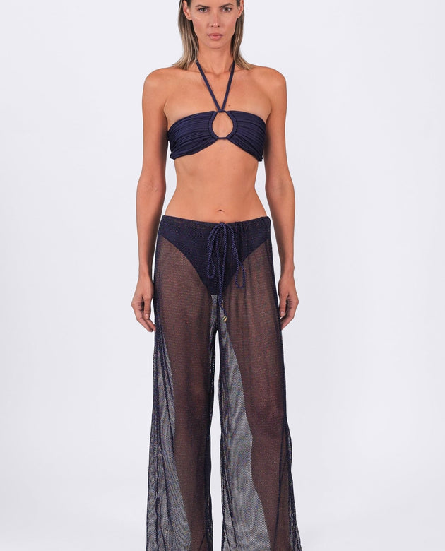 Buzios Shimmer Pants | Dusk Blue - Acqua de Luxe Beachwear