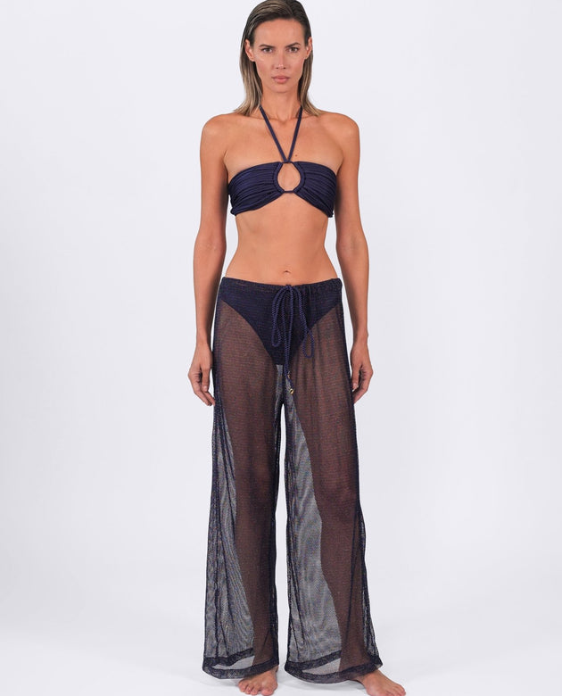 Buzios Shimmer Pants | Dusk Blue - Acqua de Luxe Beachwear