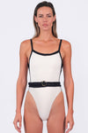 Greece Belted One - Piece - Acqua de Luxe Beachwear