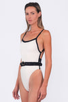 Greece Belted One - Piece - Acqua de Luxe Beachwear