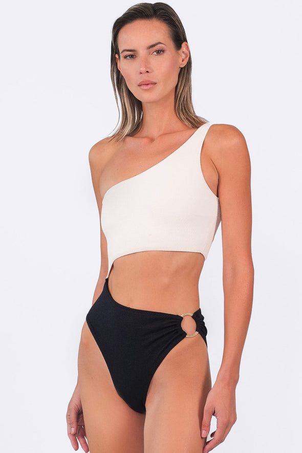 Riviera One - shoulder One - piece - Acqua de Luxe Beachwear