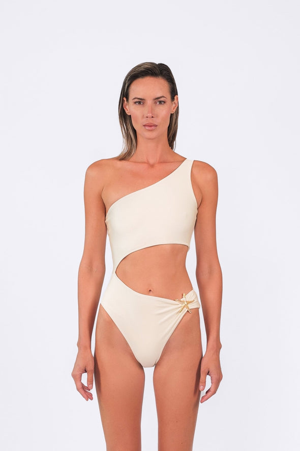 Venus One - shoulder One - piece - Acqua de Luxe Beachwear